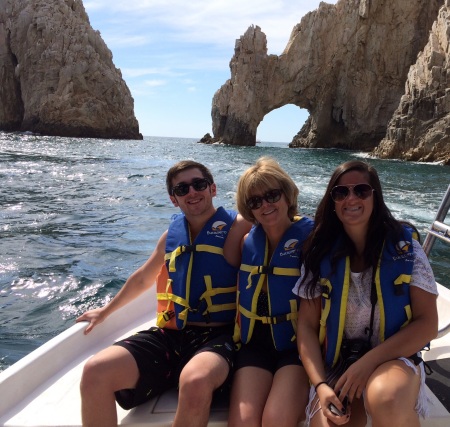 Cabo San Lucas with my niece and nephew!