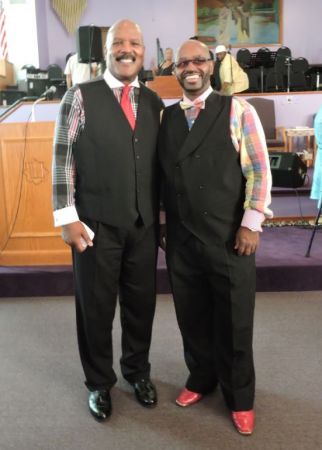 Pastor with Key Deacon, Michael R. Booker