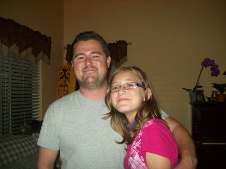 my son Joe with grand-daughter Emily Jade