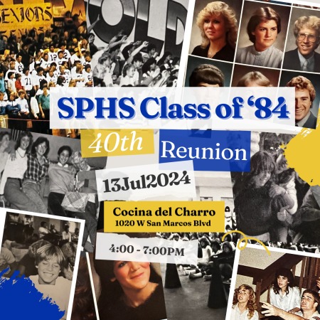 San Pasqual High School Reunion - 40th!