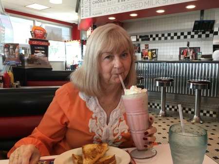 Steak and Shake in Cincy with Shelley