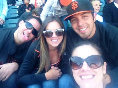 Giants game with the kids