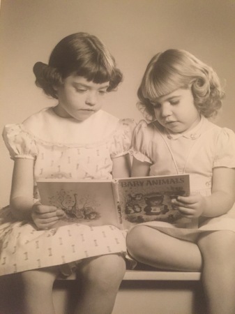 My sister Susan and I. Probably 1959