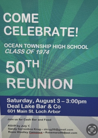 Ocean Township High School Reunion