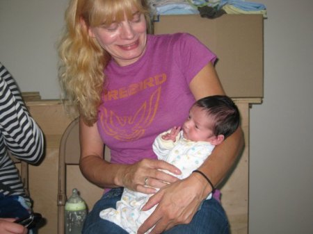 Newborn Bryce and Tammy