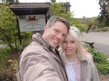 Darrell & me at the Ballard Locks, Seattle WA
