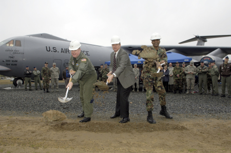 2008 groundbreaking ceremonies McGuire AFB 