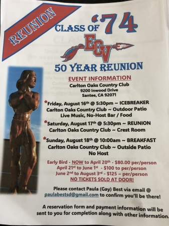 El Cajon Valley High School Reunion