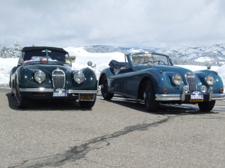 Jaguars: XK120 (1954) and my XK140 (1955)