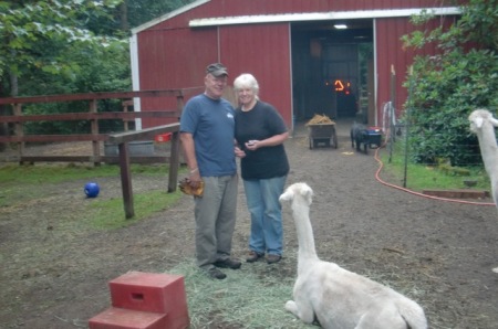 Me, Susie and alpaca