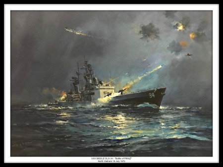Vietnam War 1972 - USS Biddle DLG 34 