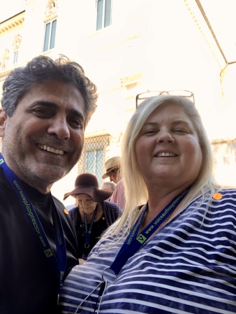 Sam DiBello and wife Renee in Italy 2019