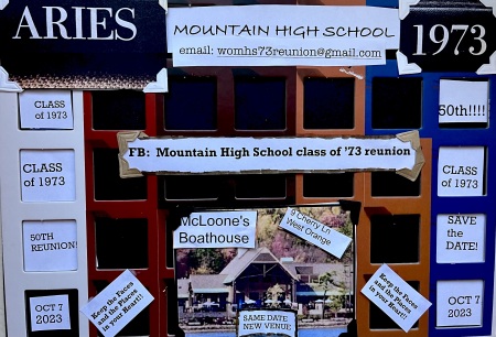 Mountain High School Class of 1973 Reunion