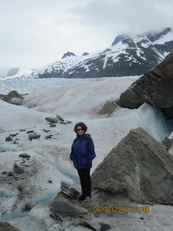 Mendenhall glacier Juneau Alaska