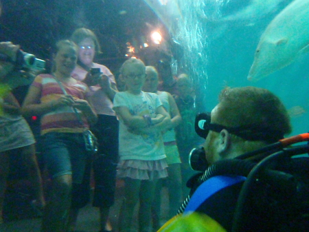 North Carolina Aquarium with the Grandkids