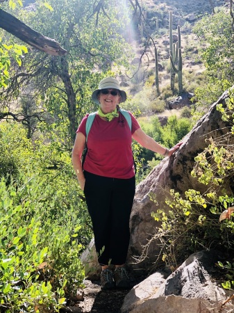 Gail, Zion hike 