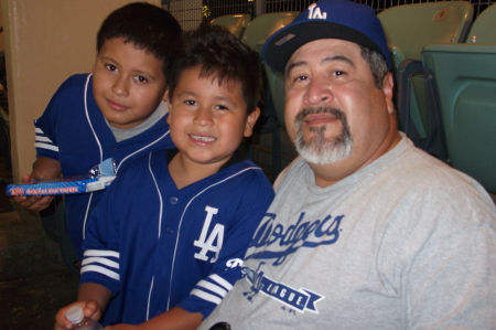 Our grandsons with their Grandpa