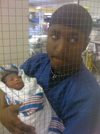 son D.J and his frist born