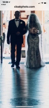 My Dad walking me on my wedding day. 2017 ELA