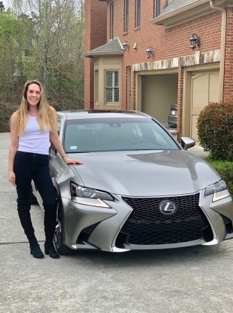 Daughter & new car