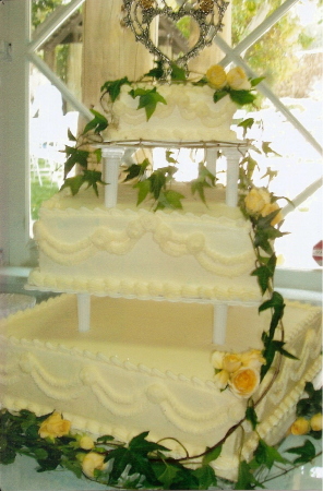 Wedding cake I made for daughter