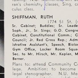 Ruthie Shiffman's Classmates profile album