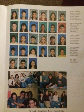 Random yearbook page