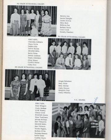 Chris Luppens' album, 1963 YEAR BOOK