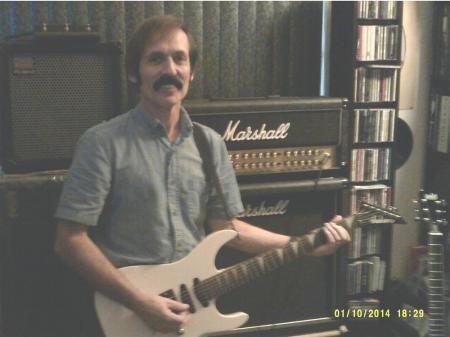 Vic in his music room (1/10/14)