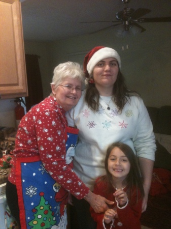 My mom, daughter and granddaughter