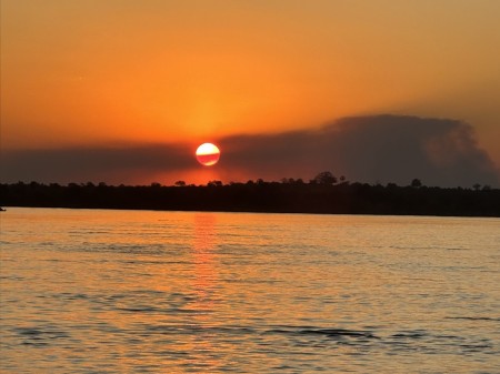 Zambezi river sunset 2023