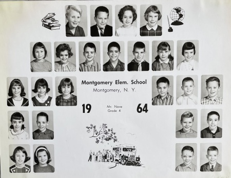 1964 4th- class photo - Montgomery Elementary 