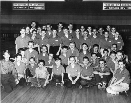 Youth Bowling League 1959 or 60