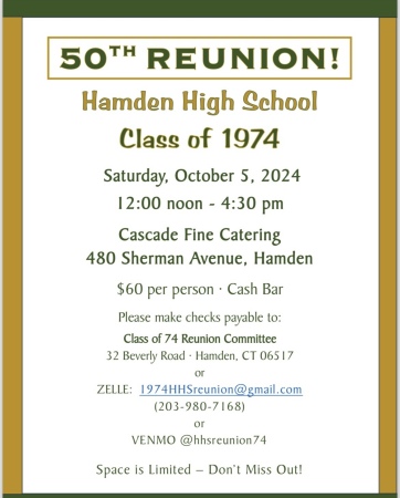 Hamden High School Reunion