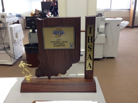 2013 Sectional Championship Trophy!