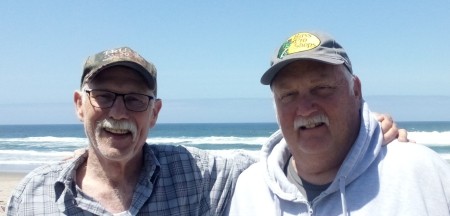 Mike and Paul, Oregon coast