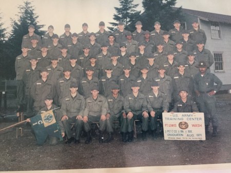 Enlist in the US Army, 28-june 1971 Fort Lewis