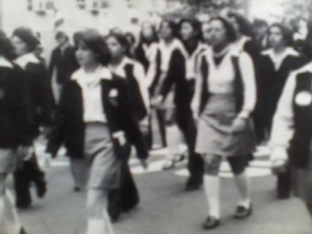 "The Last Hoorah", Marching In Parade, 1977.