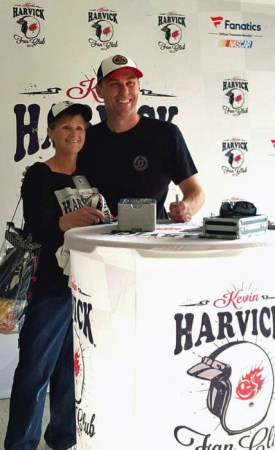 NASCAR driver Kevin Harvick and me