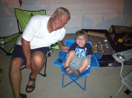 Papa and his 7th Grandson, Connor July 4th '11