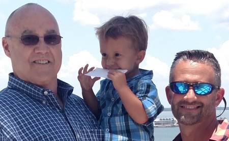 Papa, Gage, and Todd 2015 Fathers Day