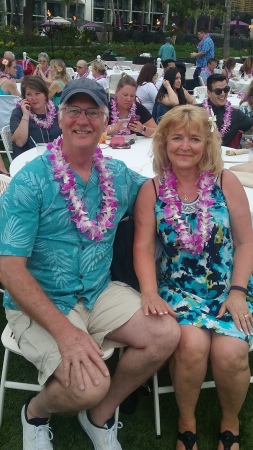 Enjoying a Luau