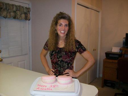 Annette's 38th Birthday Teeth Cake ... 2012
