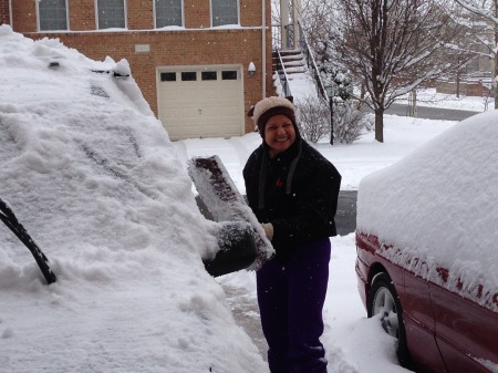 Snowstorm in Virginia