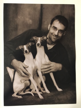 Daniel and our Italian Greyhounds