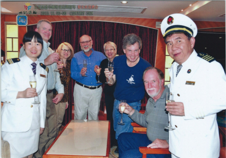 Captain's Reception, Yangtze River, China