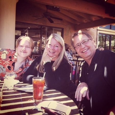 Lunch with family in Rocklin