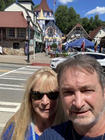 My wife and I in Helen, GA / September 2022