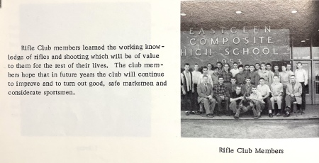 Imagine a High School Rifle club these days!