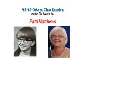 Patti Matthews' album, Osborn High School Reunion